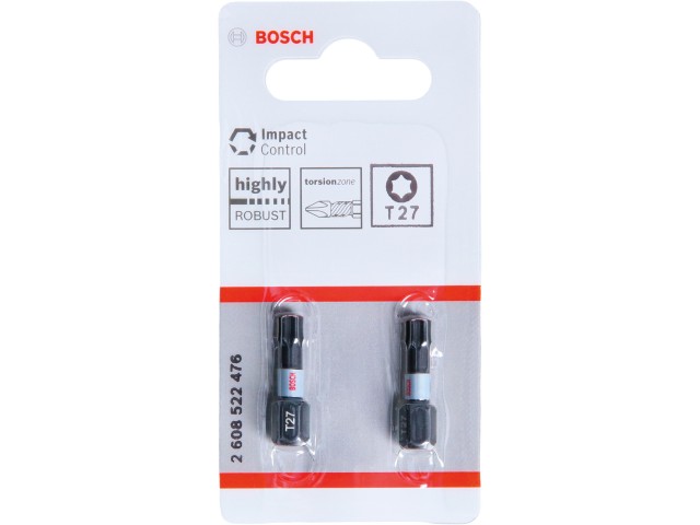 Vijačni nastavek Bosch PRO Torx Impact, T27, 25mm, 2608522476